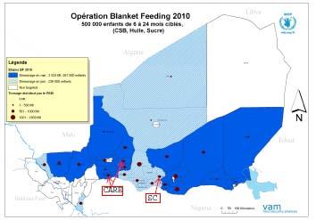 5.2 GENERAL BLANKET FEEDING OPERATION AND THE CASH TRANSFER PROJECT AREA Source: VAM /