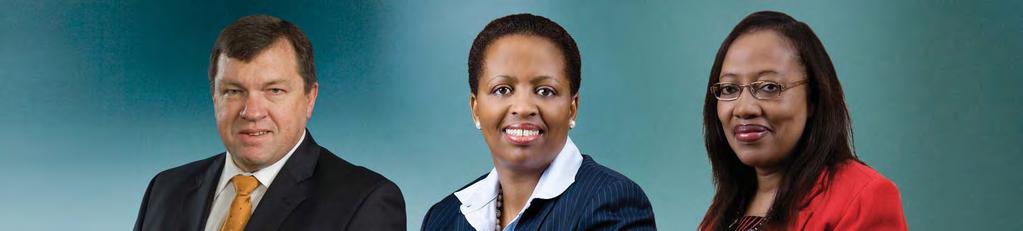 NAAS FOURIE CHARLOTTE MOKOENA OUMA RASETHABA Chief of Strategy Chief of Human Resources Chief of Corporate Affairs Naas Fourie was appointed as Chief of Strategy on April 1, 2008 after acting in the
