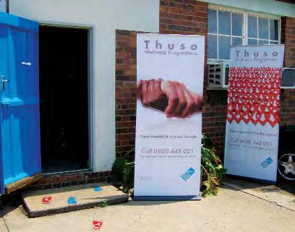 The results of our human resources and Centre for Learning (CFL) customer satisfaction and effectiveness survey indicated that the Thuso employee wellness and HIV/AIDS workplace programme achieved an