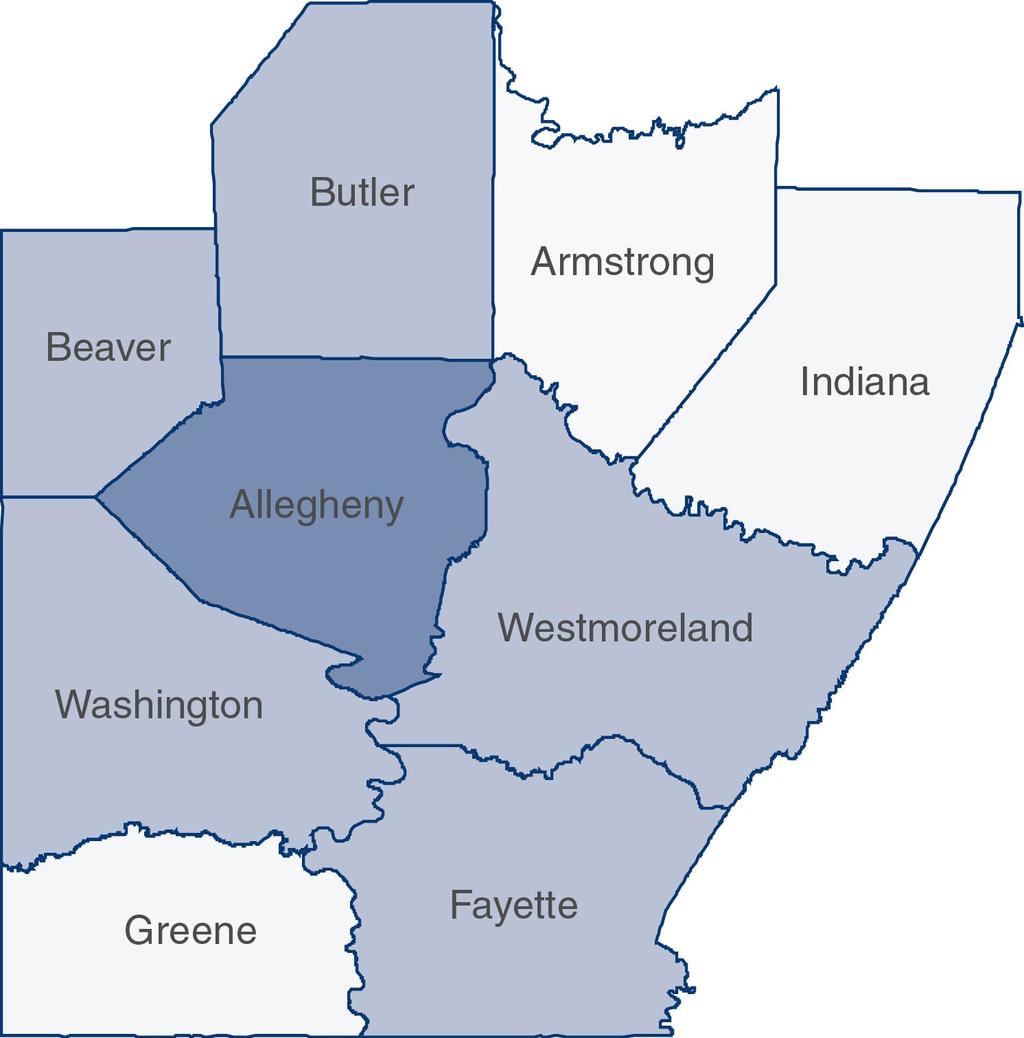 APPENDIX I: THE PITTSBURGH REMI MODEL The Pittsburgh REMI model coves the following places in the Pittsburgh region: Pittsburgh REMI Model Sub-regions Sub-region 1: Allegheny County Sub-region2: