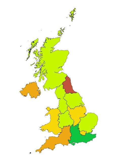 regions in the month of December. The average UK house price in December 2017 was 227,000, which is 1,000 higher than that for November 2017.