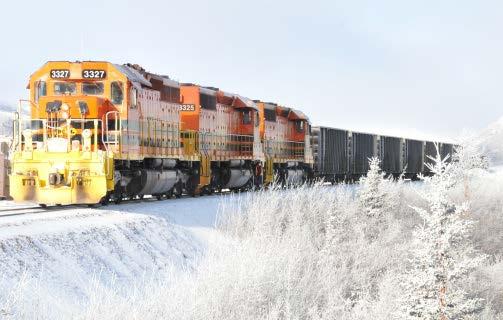 Rail Operations 2012: ~1.5 million tonnes railed to Port of Sept-Îles: 2.