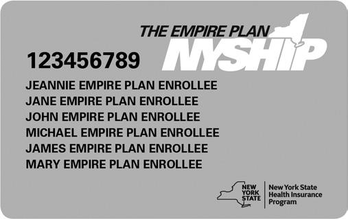 Appendix Empire Plan Benefit Card Present