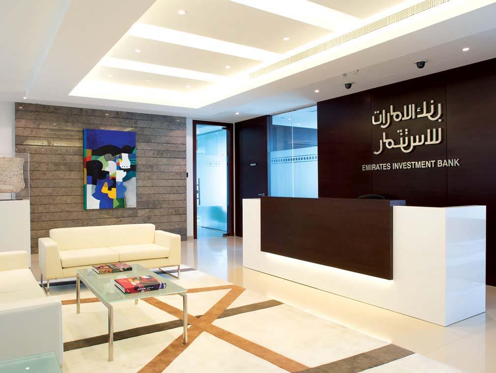 62 GCC WEALTH INSIGHT REPORT 2017 63 ABOUT EMIRATES INVESTMENT BANK At Emirates Investment Bank, we provide our clients with a complete private banking experience, supporting them through every stage