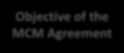 IIFM Standard MCM Agreement Objective of the MCM Agreement Entering into Murabahah Transactions Margin Maintenance Collateral Substitution Master agreement or framework agreement which sets