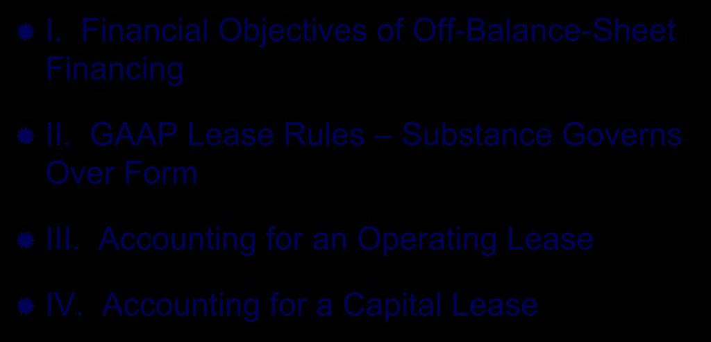Financial Objectives of