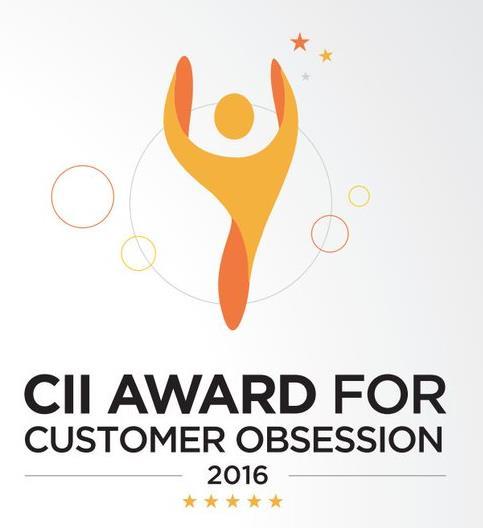CII Awards 2016 Customer Obsession Leveraging digital transformation