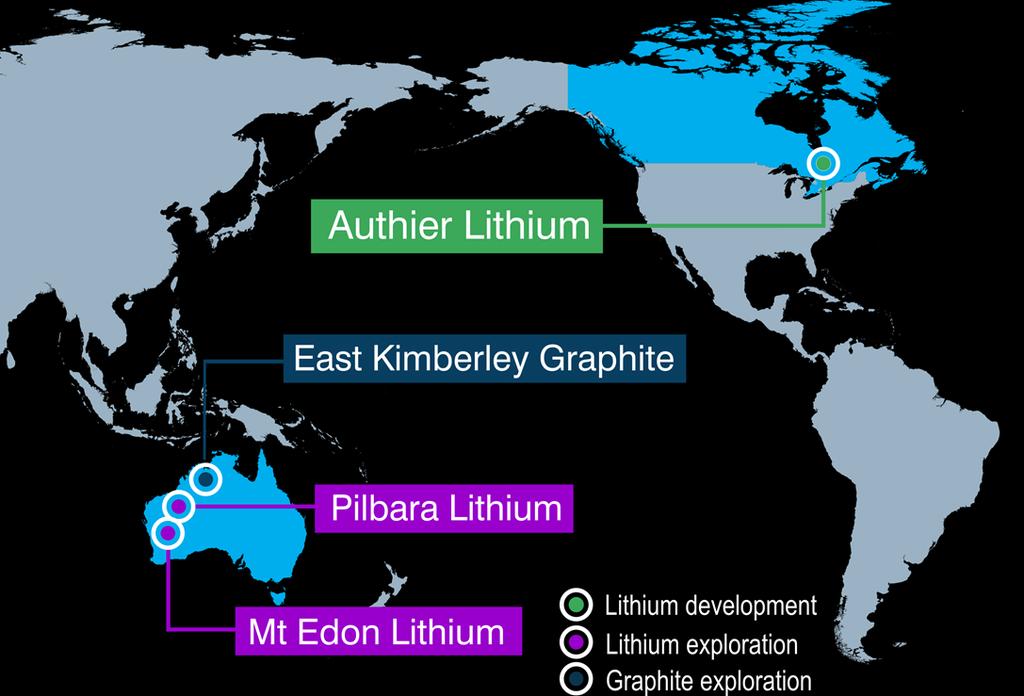 Sayona - At a Glance Australian-based, ASX listed lithium exploration and development company Primary objective is to fasttrack development of the advanced Authier Lithium Project