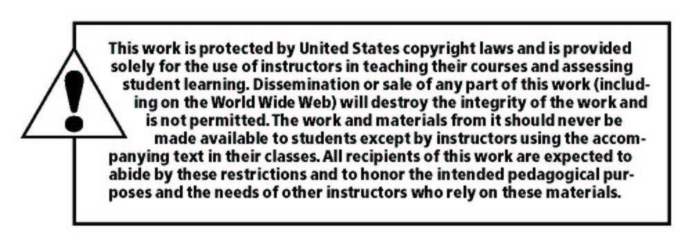 Copyright 2010 by Pearson Education, Inc., Upper Saddle River, New Jersey 07458. Pearson Prentice Hall. All rights reserved. Printed in the United States of America.