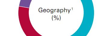 Portfolio growth and geographic allocation (%) Source: Temasek
