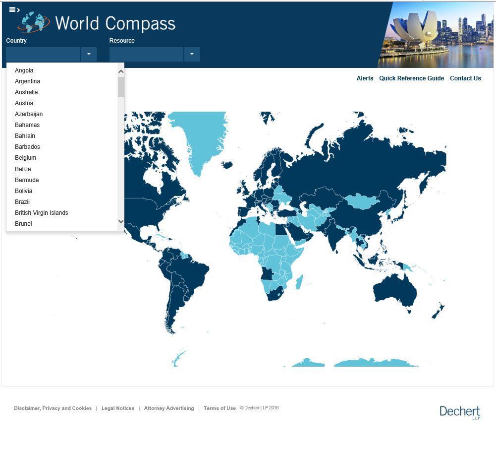 World Compass Focused on Solutions World Compass provides detailed information on global distribution rules and beneficial ownership reporting requirements that is consistently up to date, available