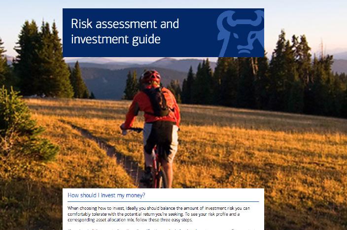 com RISK ASSESSMENT AND INVESTMENT GUIDE Take the quiz to get direction on your investment mix. go.ml.
