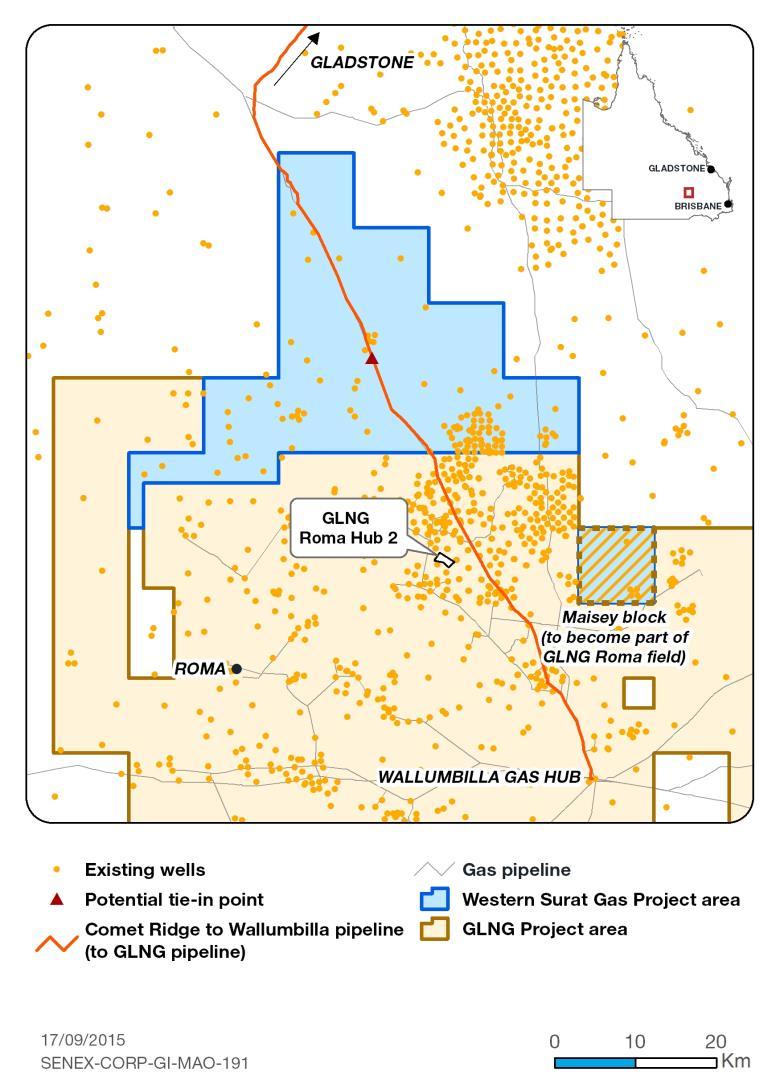 A value accretive transaction Consideration for sale of Maisey block $42 million cash: Cash will contribute significantly to funding the Western Surat Gas Project to FID Cash multiple of $0.