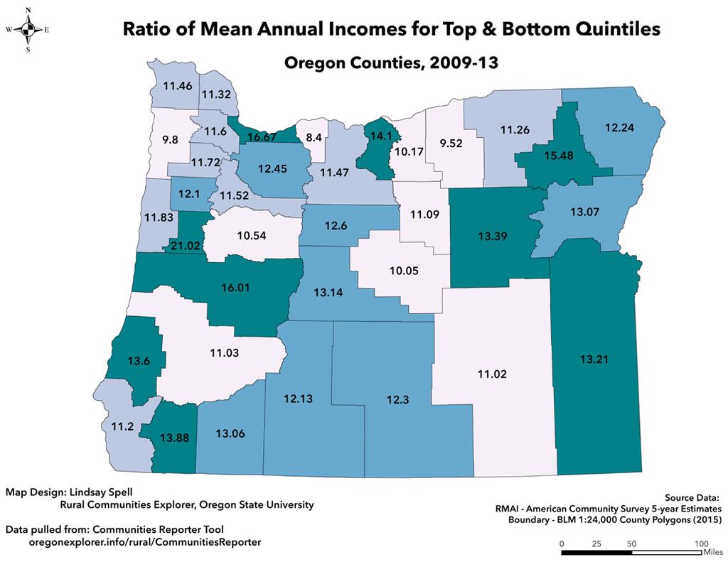 Benton County has greatest income inequality, Hood