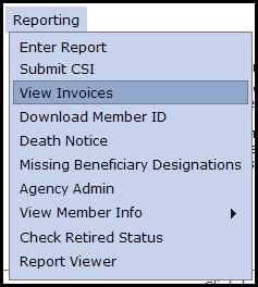 Step 3 The CSI Employer Reports screen will appear. Click on Unsubmit on the left side of the screen. To view all past reports, click.