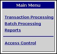 Processing Direct Debits 01/05/04 2. Enter your Merchant ID and PIN in the appropriate fields. 3. Click Submit.