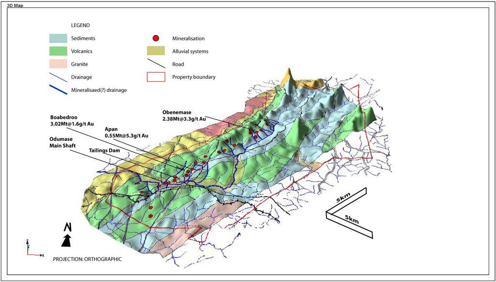 Geological Assessment Unearths Targets in Both Alluvial and Hard Rock Resource LionGold s geological assessment of alluvial potential at Konongo Gold Project has identified the presence of extensive,