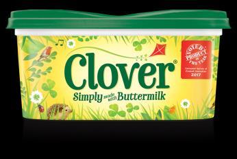 CLOVER: CONTINUING TO WIN MARKET SHARE UK s number 1 dairy spread Consumers attracted to its buttery taste and no artificial ingredients Benefitting from increased butter prices on shelf Volume and
