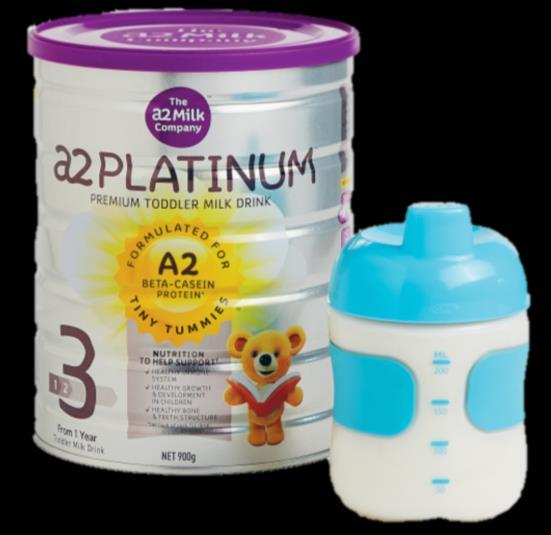 a2 Platinum infant formula, a significant product platform in our business Group revenue for infant formula was NZ$214.4 million, compared to NZ$41.