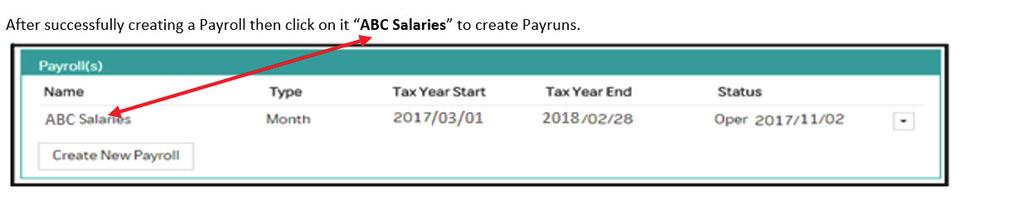 Important Note: An employee should only have one record per Payroll and not more than two within the same entity as the year to date calculation will not balance.