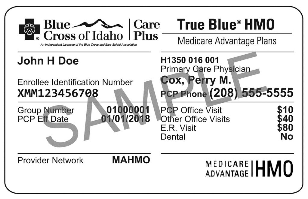 True Blue Rx Option ӀI (HMO) must disenroll you if you do not meet this requirement. Section 3 
