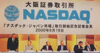 2001 Amid increasing global market competition, TSE and OSE become stock corporations. ETF and J-REIT markets are established. 2003 Japan Securities Clearing Corporation goes into operation.