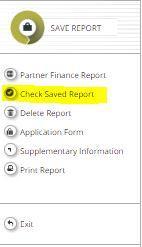 Submitting a partner report to the FLC Once the report is completed, each partner should click on check saved report in order to enable the software