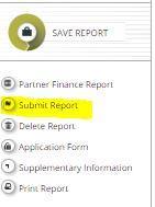 37 Check saved partner report If no error message appears, then the check saved report button will now read as submit report.