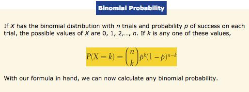 The larger of the two factorials in the denominator of a binomial coefficient will cancel much of the n! in the numerator.