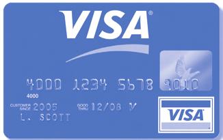 S E C T I O N T W O : C A R D P R E S E N T T R A N S A C T I O N S Card Security Features (Original Visa Card Good Through 2010) On the Front of the Card Always request authorization on an expired