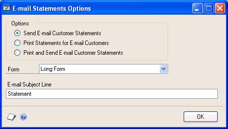 PART 5 UTILITIES AND ROUTINES 2. Enter statement information. See Setting up and printing statements on page 203 and Reprinting or removing statements on page 205 for more information.