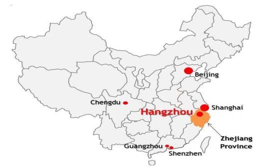 Figure 3: Posi ve growth prospects for Hangzhou Source: Company presenta on Hangzhou a key regional centre that is developing to be the high tech centre of China.