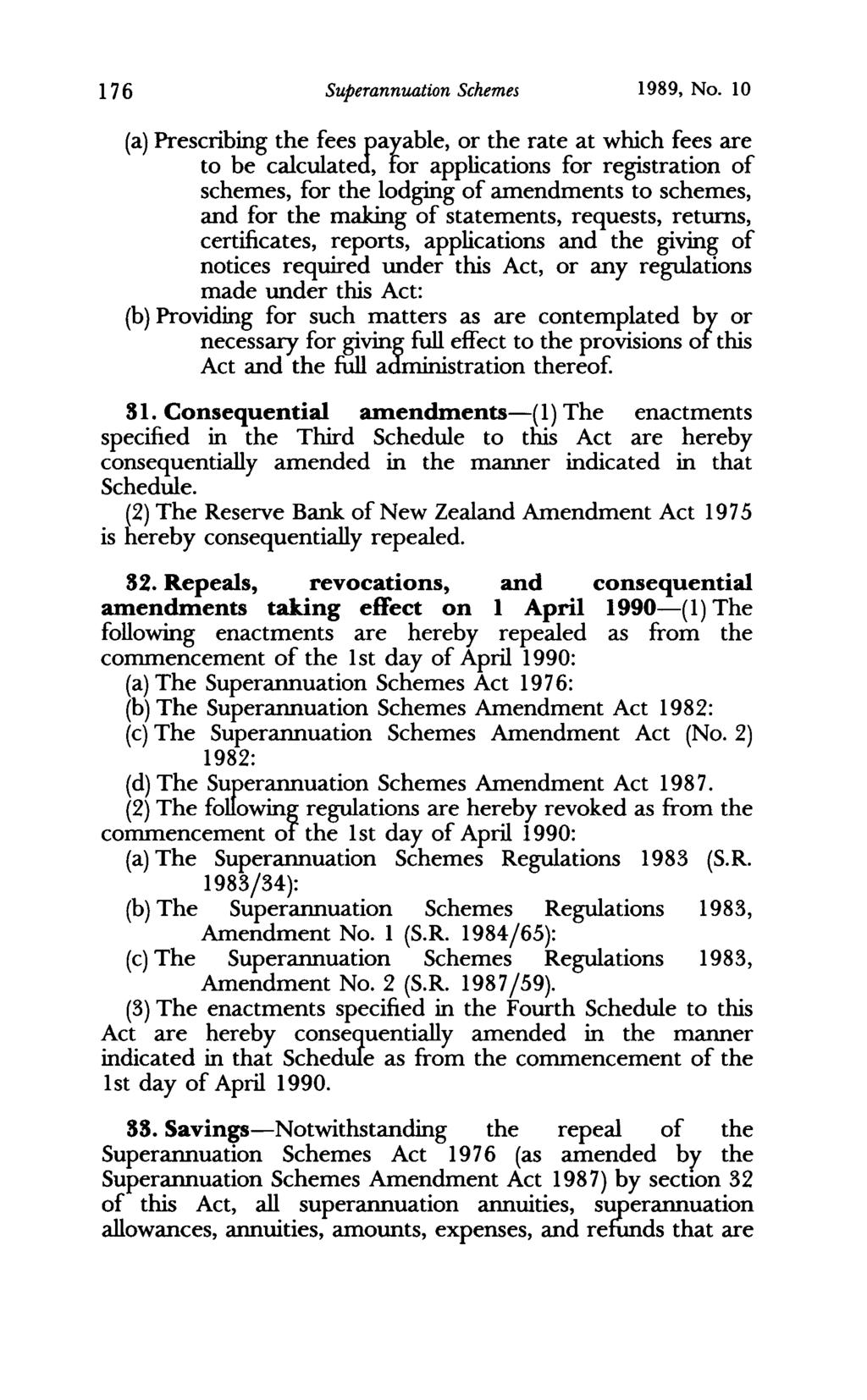 176 Superannuation Schemes 1989, No.