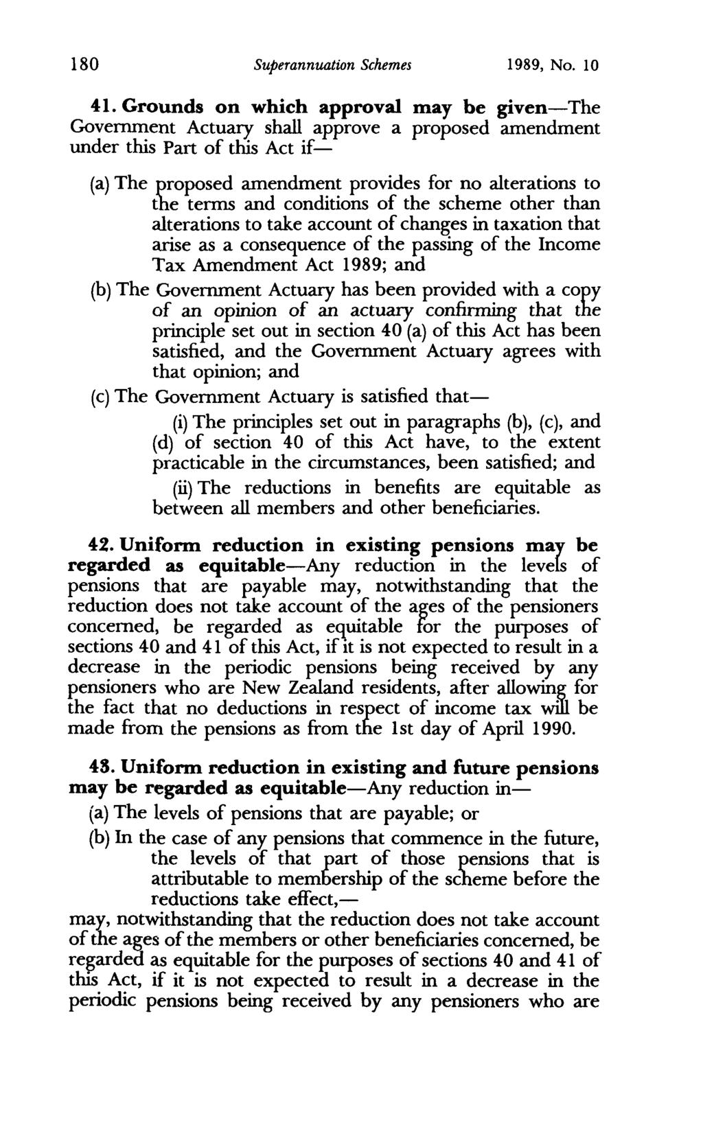 180 Superannuation Schemes 1989, No. 10 41.