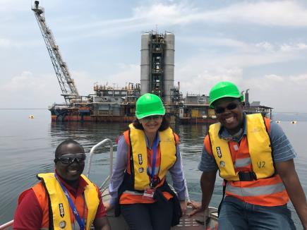 KivuWatt Power Project Rwanda Integrated offshore methane gas extraction on Lake Kivu connected to an onshore power plant via 12.