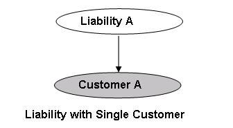 Single Liability Linked To Only One Customer Here a liability is linked to only one customer and all restrictions/facilities maintained at liability level are