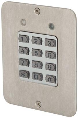 MG Series CS Series MS Series RS Series Pushbuttons Specialty switches/ Digital keypads Push plates WMG Series Digital keypads Digital keypads The DKP Series keypads are designed for simple access