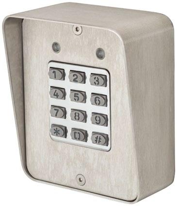These keypads are a great choice for controlling electric strikes, electromagnetic locks, security systems or other types of openings requiring on/off or momentary control outputs.