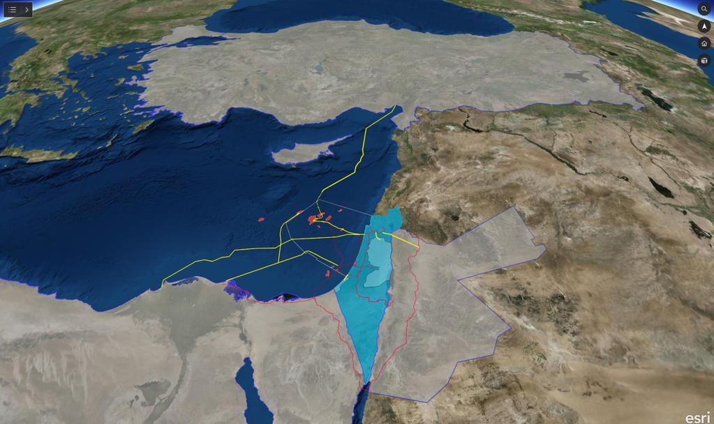 Leviathan Various Potential Markets Israel Domestic market Jordan - NEPCO Palestinian Authority Egypt
