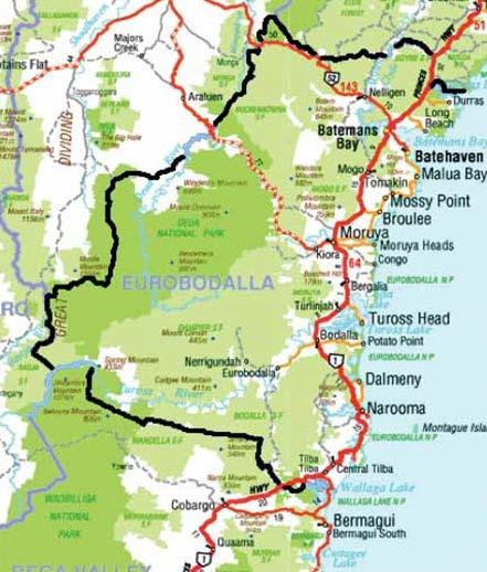 1 Eurobodalla Area Profile Population: 38,400 persons (2016 population) Growth Rate: 3.77% (2011-2016) 0.46% average annual growth Key Industry: Tourism, Retail, Health & Community Services (incl.