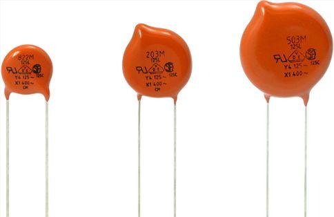 AC Line Rated Ceramic Disc Capacitors Class X1, V AC / Class Y4, 125 V AC FEATURES Complying with IEC 6384-14 3 rd edition High reliability Complete range of capacitance values Radial leads