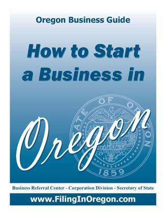 for Doing Business in Oregon. (Click on picture and scroll to Publications.