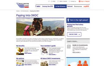 There s a dedicated area for IWDC members where you can find out about Railways Pension Scheme benefits, Additional Voluntary Contributions, investments, and lots more.