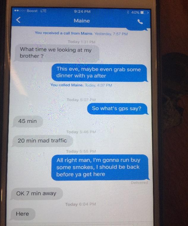 24 The text messages that read today