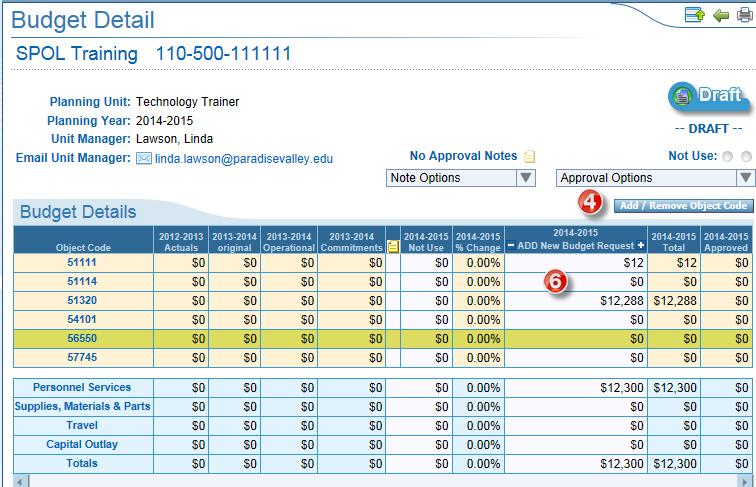 Non-Personnel College Work-study Operational Personnel After logging in; Click the Budget icon or Budget tab, which will take you to the Budget Homepage.