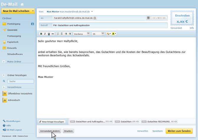e-mail clients Free accounts for 70% of private e-mail users in Germany (WEB.