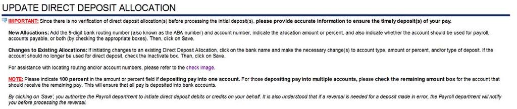 Adding Direct Deposit Accounts Click on the Add New