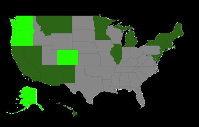 The current state of medical marijuana 23 states and D.C.
