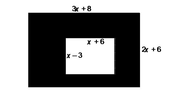 35. Which polynomial, written in simplified form, represents the area of this rectangle? 8 x 4y x + 5y 36.