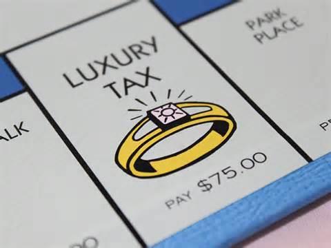 Luxury tax and Excise tax Luxury taxes are levied on the sale of luxury items (yachts and private jets, e.g.). They are progressive taxes.